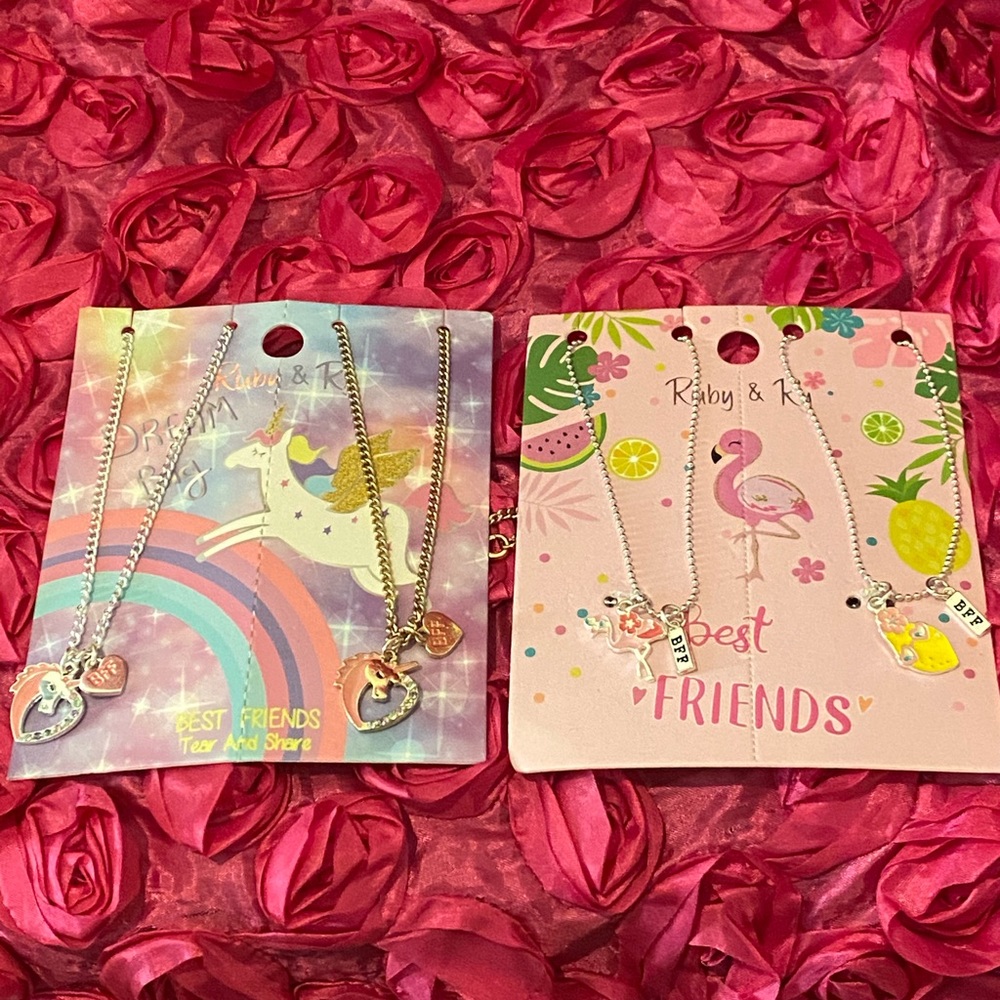 Ruby & Ry friendship necklaces